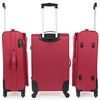 Maleta De Viaje Mediana Extensible Poliéster Eva Trolley 60cm Bolsillos 701060 Granate