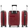 Maleta Cabina Polipropileno Trolley Viaje 55cm 4 Ruedas Candado Tsa 760350 Granate