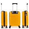 Maleta Cabina Abs Rígida 4 Ruedas Trolley De Viaje 55cm 771150 Amarillo con  Ofertas en Carrefour