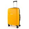 Maleta De Viaje Mediana Polipropileno Trolley 60cm 4 Ruedas Candado Tsa 760260 Amarillo