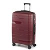 Maleta De Viaje Mediana Polipropileno Trolley 70cm 4 Ruedas Candado Tsa 760070 Granate