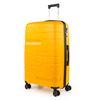 Maleta De Viaje Mediana Polipropileno Trolley 70cm 4 Ruedas Candado Tsa 760070 Amarillo