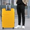 Maleta De Viaje Mediana Polipropileno Trolley 70cm 4 Ruedas Candado Tsa 760070 Amarillo