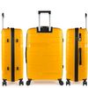 Maleta De Viaje Mediana Polipropileno Trolley 70cm 4 Ruedas Candado Tsa 760070 Amarillo