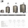 Juego De Maletas De Viaje Ligeras 3 Pzs. Set Trolley Abs 4 Ruedas Cabina + Grande + Necese