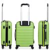 Juego De Maletas De Viaje Ligeras 2 Pzs. Set Trolley Abs 4 Ruedas (cabina + Mediana + Nece