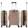 Juego De 3 Maletas De Viaje Rígidas Superresistente Cerradura Tsa 760200 Taupe