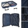 Juego De 2 Maletas De Viaje Rígidas Superresistente Cerradura Tsa 760216 Azul