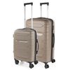 Juego De 2 Maletas De Viaje Rígidas Superresistente Cerradura Tsa 760217 Taupe