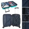 Maleta De Viaje Mediana Extensible Polipropileno 60cm 4 Ruedas Dobles Tsa 760260 Turquesa