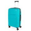 Maleta De Viaje Mediana Extensible Polipropileno 70cm 4 Ruedas Dobles Tsa 760270 Turquesa