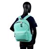 Mochila Escolar + Estuche Portatodo A Juego Incluido De Poliester 25332 Menta