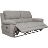 Sofa 2 Plazas Relax Montecarlo Reclinable Manual 103 X 169 X 91 Cm Gris Claro