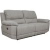 Sofa 3 Plazas Relax Montecarlo Reclinable Manual 103 X 209 X 91 Cm Gris Claro