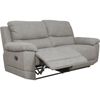 Sofa 3 Plazas Relax Montecarlo Reclinable Manual 103 X 209 X 91 Cm Gris Claro