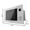 Microondas Cecotec Grandheat 2090 Built-in Touch White