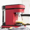 Cafetera Express Cafelizzia 790 Shiny. Espressos Y Cappuccino, 1350 W, Sistema Thermoblock, 20 Bares, Modo Auto Para 1-2 Cafés, Vaporizador Orientable, 1.2l, Rojo