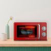 Microondas Con Grill Cecotec Proclean 3110 Retro 700w 20l Diseño Vintage Rojo