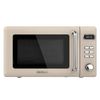 Microondas Con Grill Cecotec Proclean 5110 Retro 700w 20l Diseño Vintage Beige