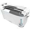 Tostador Toast&taste Extra Double W, 1350w De Potencia, Doble Ranura Larga Para 2 Tostadas, Apagado Y Pop-up Automático, Acero Inoxidable, Recogemigas, Autocentrado