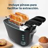 Tostadora Toast&taste Double B, 650 W De Potencia, Doble Ranura Para 2 Tostadas, Apagado Y Pop-up Automático, Recogemigas, Sistema De Extraelevación, Autocentrado, Incluye Pinzas