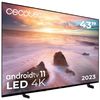 Televisor Led 43" Smart Tv A2 Series Alu20043s Cecotec. 4kuhd,android11,diseñosinmarco,memc,dolbyvisionydolbyatmos,hdr10,2altavocesde10w,modelo2023