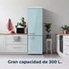 Frigorífico Retro Bolero Coolmarket Combi Origin 300 Blue E Cecotec