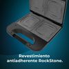 Sandwichera Rock'ntoast Square +, 800w De Potencia, Placas Cuadradas, Revestimiento Piedra Rockstone, Antiadherente, Acero Inoxidable, Revestimiento Ecológico Libre Pfoa