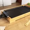 Plancha De Asar Eléctrica Tasty&grill 2000 Bamboo Black Cecotec