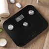 Báscula De Baño Surface Precision Ecopower 10100 Full Healthy Black, Con Pulsador, Función Bioimpedancia, Superficie De Vidrio T