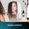 Nevera Pequeña De Cosméticos 6l Bamba Coolingbeauty 6000 Mirror. Mini Frigorífico Con Puerta Con Espejo Exterior, Luz Led Con 3 Intensidades, Enfriamiento Hasta 10ºc