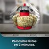 Máquina De Palomitas Eléctrica Fun&taste P'corn Lotus. Palomitero De 1200 W, Palomitas Listas En 2 Mins, Incluye 4 Recipientes Extraíbles, Capacidad Total De 4,5 L, Rojo