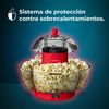 Máquina De Palomitas Eléctrica Fun&taste P'corn Lotus. Palomitero De 1200 W, Palomitas Listas En 2 Mins, Incluye 4 Recipientes Extraíbles, Capacidad Total De 4,5 L, Rojo