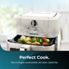 Freidora De Aire Sin Aceite De 5 L Con Ventana Air Fryer Cecofry Antique 5000 Window. 1500 W, Digital, Área De Cocinado De 5 L Y Tecnología Perfectcook, Diseño Retro En Blanco