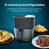 Freidora De Aire Sin Aceite De 6'5l Cecofry Fantastik Inox 6500, 1700w, Tecnología Perfectcook, 12 Modos De Cocinado, Táctil, Temperatura Regulable 80-200grados C, Cocina Hasta 60 Min