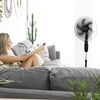 Ventilador De Pie Energysilence 620 Maxflow Smart, 18 Pulgadas, 6 Aspas, Potencia 70w, 3 Velocidades, Oscilación 75º, Altura Reg