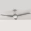 Ventilador De Techo Con Mando A Distancia, Temporizador Y Luz Led Energysilence Aero 560. 60 W, 132 Cm De Diámetro, 3 Aspas, 3 Velocidades, Función Invierno, Diseño En Gris