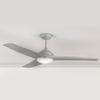 Ventilador De Techo Con Mando A Distancia, Temporizador Y Luz Led Energysilence Aero 560. 60 W, 132 Cm De Diámetro, 3 Aspas, 3 Velocidades, Función Invierno, Diseño En Gris