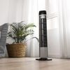 Ventilador De Torre Con Temporizador Energysilence 850 Skyline. 45 W, Altura 33" (84 Cm), Motor De Cobre, 3 Velocidades, Oscilación Automática De 70 Grados, Asa Trasera