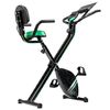 Bicicleta Estática Plegable Con Respaldo Drumfit X-bike Neo Pro. Pantalla Lcd, Resistencia Magnética Variable, Sillín Confort Y Agarres Laterales, Soporte Para Tablet Y Ruedas