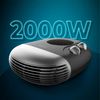 Calefactor Ventilador Cecotec Readywarm 2000 Max Horizon Black 2000w Diseño Horizontal Negro