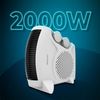 Calefactor Ventilador Cecotec Readywarm 2000 Max Dual White 2000w Diseño Vertical Blanco