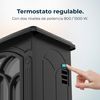 Chimenea Eléctrica De Pie Readywarm 1500 Flames. 1500 W, 2 Niveles De Potencia, Termostato Ajustable Y Control Independiente De Las Llamas, Área De Cobertura 20 M2