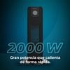 Calefactor Cerámico Readywarm 2000 Max Ceramic Rotate De Pie Con 2000w, Oscilación, 3 Modos De Funcionamiento Y Termostato Regulable, 20 M2