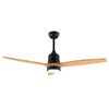 Ventilador De Techo Con Luz Energysilence Aero 5275 Black&whitewood Cecotec