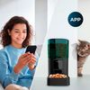 Comedero De Mascotas Automático Cecotec Pumba 6000 Purrfect Meal Smart 6l Wifi Negro