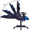 Sillon De Oficina Gaming Azul, Alto 83 Cm, Ancho 52cm, Altura Silla 130, Reclinable 180