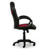 Sillon De Oficina Elevable Y Reclinable Hamilton  Negro Y Rojo