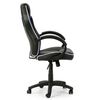 Sillon De Oficina Elevable Y Reclinable Formula Color Negro Y Azul