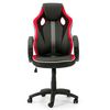 Sillon De Oficina Elevable Y Reclinable Formula, Color Negro Y Rojo